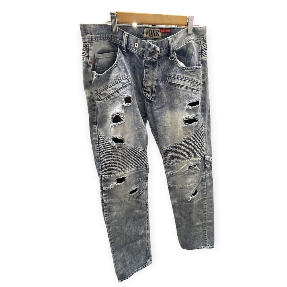 Pre Owned kdnk blue cult denim Jeans. Size 34/30